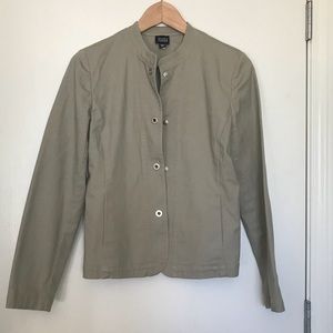 Eileen Fisher Khaki Jacket in EUC